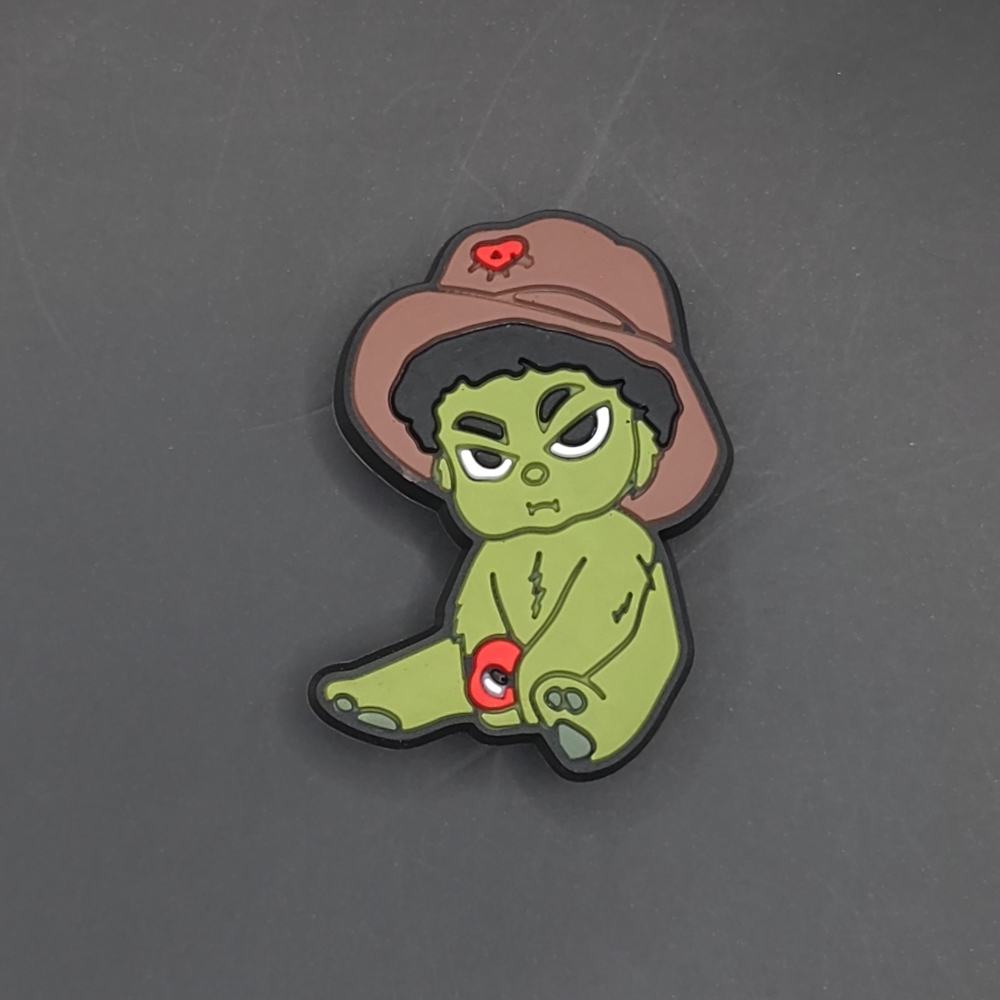 (5/$15) Bad Bunny Grinch Croc Charm